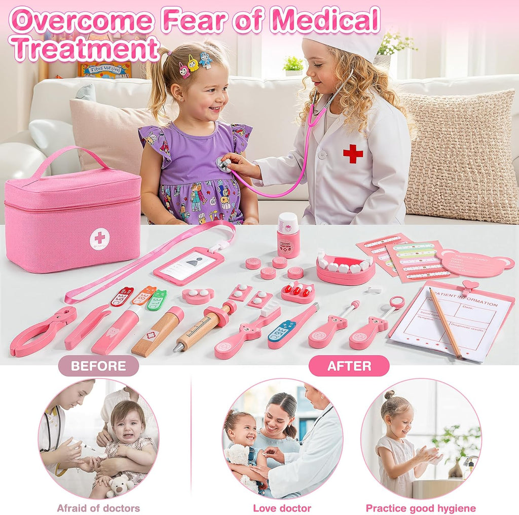 Kids Doctor Playset 40-Piece Medical Set